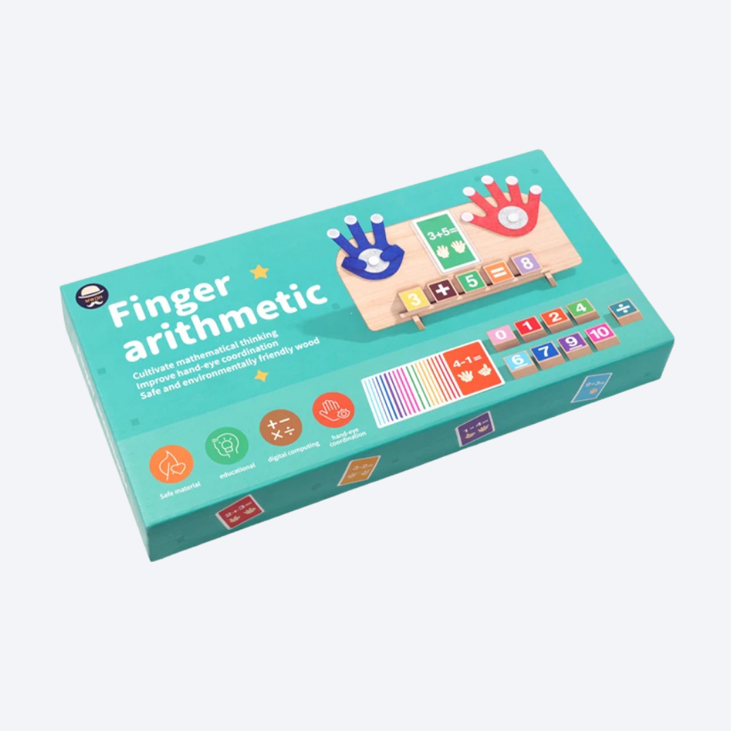 Gioco Montessori di Matematica in Legno – Conteggio e Primi Calcoli (3-5 anni)